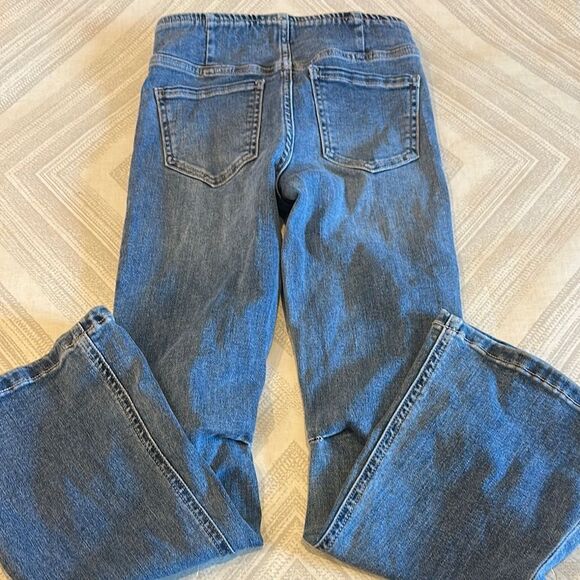 Katie J NYC Classic Blue Denim Bootcut Pull On Jeans - Size 12 - Picture 5 of 5